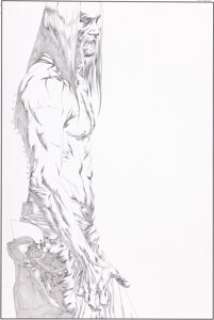 Jae Lee Dark Tower: The Gunslinger Born #7 Cover Original Art (Marvel, 2007). The Stephen King Dark Tower characters -