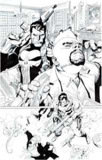 Leinil Francis Yu and Gerry Alanguilan Ultimate Avengers vs. New Ultimates #1 Page 1 Original Art (Marvel, 2011). The -