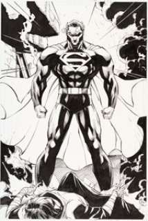 Alejandro Garza Titans/Young Justice: Graduation Day #2 Page 22 Splash Page Original Art (DC, 2003). Yes -