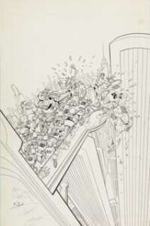 Art Nichols Magnus, Robot Fighter #2 Cover Original Art (Valiant, 1991). The Robs are on Magnus like white -