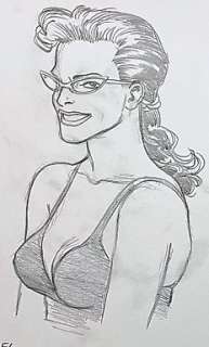 Brian Bolland - 35 x 27 cm. - Jack of Fables - Brian Bolland - Jack of Fables - Priscilla drawing - Exemplaire unique - (2012)