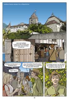 CHRISTIAN MOREILLON _ "Sur la piste du chasselas"_ Tirage page 38 | Galerie Neuf