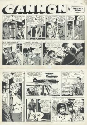 Wallace Wood | Cannon, #C74 (Wood and Richter, 1972) | Galerie 9ème Art