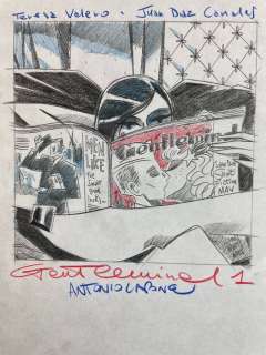 Lapone, Antonio | A. Lapone - Illustrazione originale "Gentlemind 1" - Page volante - Exemplaire unique | Catawiki