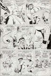 John Romita Sr. and Mike Esposito (as Mickey Demeo) Amazing Spider-Man #52 Story Page 3 Original Art - | Heritage