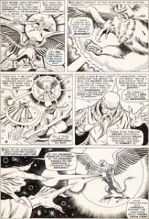 Bill Everett Strange Tales #150 Story Page 4 Original Art (Marvel, 1966). Dr. Strange and the Ancient One -
