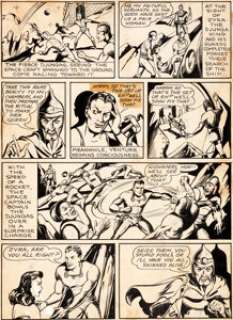 Rafael Astarita Master Comics #9 Story Page 2 Captain Venture Original Art (Fawcett, 1940). Captain Venture -