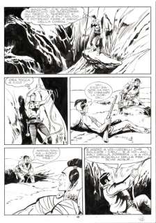 Donatelli, Franco - | Donatelli, Franco - 6x Tavole Originali - Zagor #210 "Il popolo delle caverne" - (1983) | Catawiki