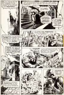 Bernie Wrightson Swamp Thing #3 Page 2 Original Art (DC, 1973). The muck-monster, who wished to be a man -