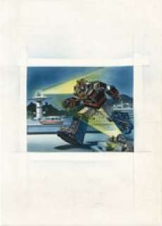 Masami Watanabe Hand-Drawn Color Illustration "Choujuu Sentai Liveman" Live Boxer | Mandarake (Big Web)