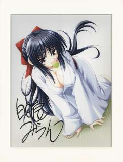 Miran Mamori Hand-Drawn Signed Color Reproduction Illustration "Omamori Himari" | Mandarake (Big Web)