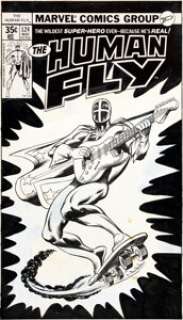 Dave Cockrum Human Fly Unused Cover Original Art (Marvel, c. 1978). Contrary to the issue number you see -