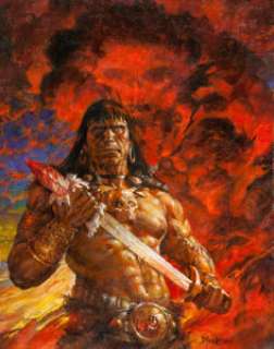 Doug Beekman Conan the Savage #2 Cover Painting Original Art (Marvel, 1995). Conan is a Pit Fighter in the -
