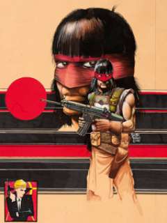 Timothy Truman Scout Retailer Promo Poster Original Art (Eclipse, 1985). Tim Truman‘s masterful tale of a -