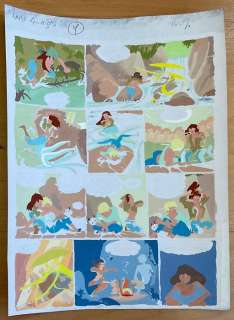 Henk Kuijpers | Franka - Originele inkleuring + zwartfilm voor Wordt Vervolgd - Page volante - (1985) | Catawiki