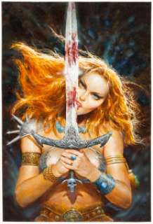 Blas Gallego Conan Album #28 "Conan og fjellets guder" ["Conan and the Mountain Gods"] Cover Original Art (Bladkom...