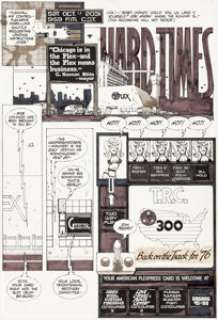 Howard Chaykin American Flagg! #1 Story Page 1 Original Art (First Comics, 1983)....