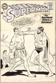 Curt Swan and George Klein Superman #171 Cover Original Art (DC, 1964).... | Heritage