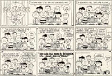 Charles Schulz Peanuts Sunday Comic Strip Original Art dated 12-21-58 (United Feature Syndicate, 1958).... | Heritage