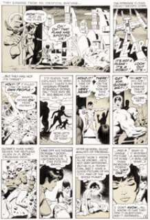 Wally Wood Heroes, Inc. #2 Story Page 3 Misfits Original Art (CPL Gang, 1976). Wally Wood’s wacky team - | Heritage