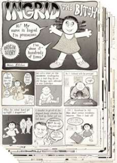 Denis Kitchen | Mom’s Homemade Comics #3 Partial Story Original Art Group of 10 (Kitchen Sink, 1971). | Heritage