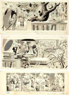 Wally Wood MAD #27 Near Complete 7-Page Feature "How To Be Smart" Original Art Group of 13 Pieces (EC, 1956).... (Total: 13 Original Art) | Heritage