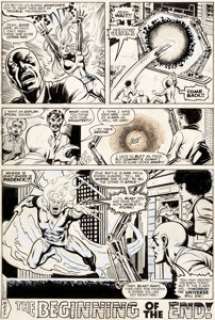  - Dave Cockrum and Bob Layton X-Men #105 Story Page 17 Phoenix Original Art (Marvel, 1977)....