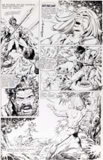  - Enrique Badia Romero Rahan Â« Les Wampas sans ailes Â» Planche 7 (Pif Gadget, 1976)....