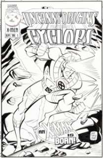  - Dave Hoover Uncanny Origins #1 Cover Original Art (Marvel, 1996)....
