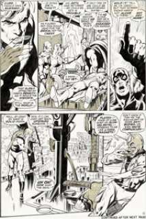 Neal Adams and Tom Palmer Avengers #93 Story Page 12 Vision and Ant-Man Original Art (Marvel, 1971)....