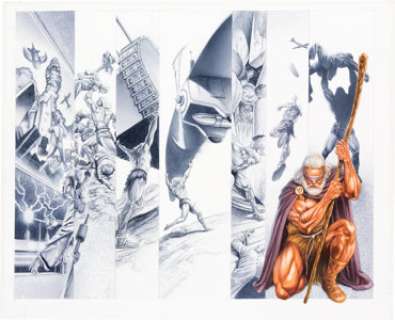 Alex Ross and Doug Klauba Project Superpowers: Meet the Bad Guys #3 "The Origin of Samson" -