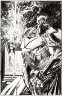 Sean Murphy Batman: Curse of the White Knight #5 Splash Page 22 Original Art (DC Comics, 2020). Azrael  -