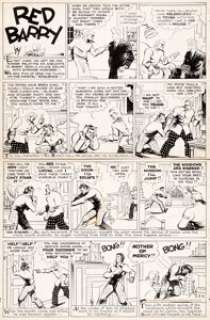 Will Gould Red Barry Sunday Comic Strip dated 6-2-35 Original Art (King Features Syndicate, 1935). This - | Heritage