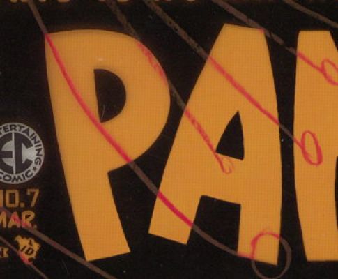 EC Library Production Cover PANIC NO.7, Color Key Guide (1980s) | Russ Cochran
