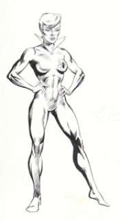 Frank Miller and Joe Rubinstein Official Handbook of the Marvel Universe #2 Black Widow Illu...