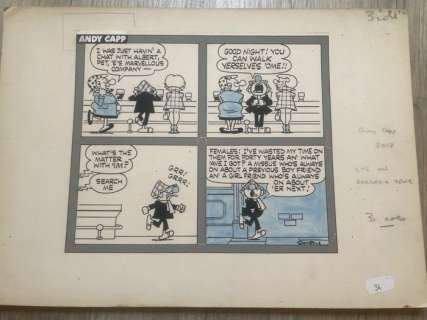 Smythe, Reg | Smythe, Reg - Original page - Andy Cap - (1974) | Catawiki