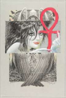 Kaluta, Michael - Michael Kaluta Death Gallery Page 22 "Life is but a Dream" Death from Sandman Illustration Original Ar...