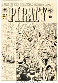 Wood, Wally | Wally Wood Piracy #1 Cover Original Art (EC, 1954).... | Heritage