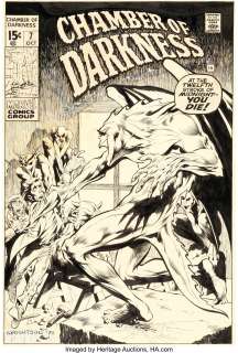 Wrightson, Bernie | Bernie Wrightson Chamber of Darkness #7 Cover Original Art (Marvel, 1970).... | Heritage
