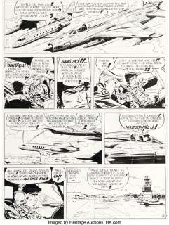 Serres, Patrice - Patrice Serres Tanguy et Laverdure, L‘Espion Venu du Ciel #24 Story Page 14 Original Art (Novedi, 1984)....