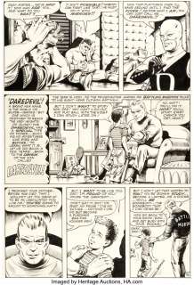 Everett, Bill - Bill Everett Daredevil #1 Story Page 5 Original Art (Marvel, 1964)....