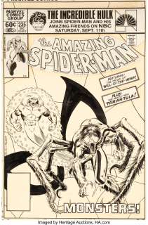 Romita Jr., John | John Romita Jr. and Al Milgrom Amazing Spider-Man #235 Cover Original Art (Marvel, 1982).... | Heritage