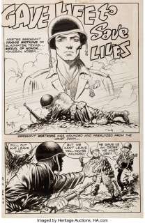 Frazetta, Frank - Frank Frazetta New Heroic Comics #71 Story Page 1 Original Art (Eastern Color, 1952)....