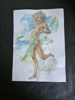 Murzeau Emmanuel | L’académie des dames - Dessin original par Emmanuel Murzeau - Page volante - Exemplaire unique - (2023) | Catawiki