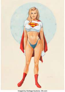 Noto, Phil - Phil Noto - Supergirl Illustration Original Art (undated)....
