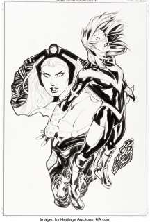Dodson, Terry - Terry Dodson and Rachel Dodson The Uncanny X-Men #528 Cover Original Art (Marvel, 2010)....