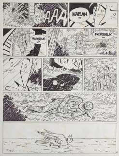 Taymans, André | Taymans, André - Planche originale - Sam Griffith T1 - Sortie des Artistes - (1991) | Catawiki