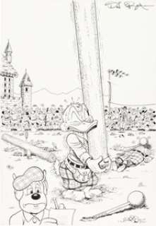 Rosa, Don - Don Rosa The Life and Times of Scrooge McDuck - Uncle Scrooge #293 Cover Original Art (Gladstone, 1995)....