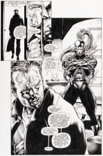 Charest, Travis - Travis Charest and Ray McCarthy WildC.A.T.S: Covert Action Teams #9 Story Page 3 Original Art (Image, 1994)....