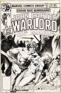 Colon, Ernie - Ernie Colon and Rudy Nebres John Carter Warlord of Mars #17 Cover Original Art (Marvel, 1978)....